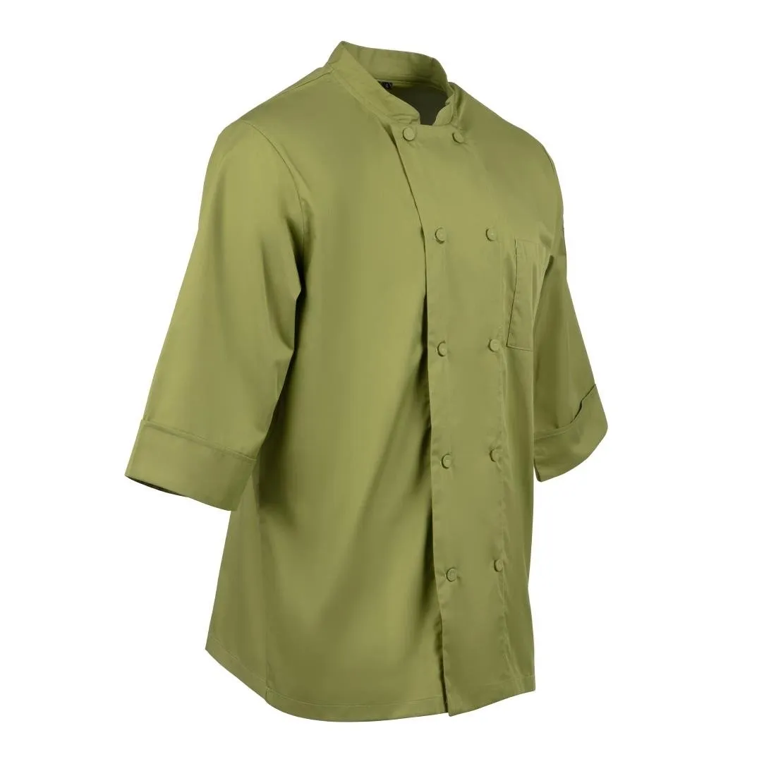 B107-XS Chef Works Unisex Chefs Jacket Lime XS