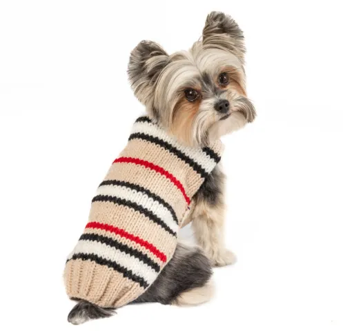 Bentley Alpaca Stripe large dog sweater