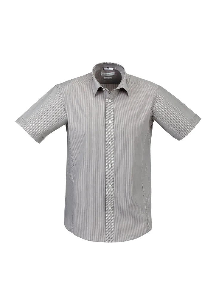 Berlin Mens Short Sleeved Dress Shirt