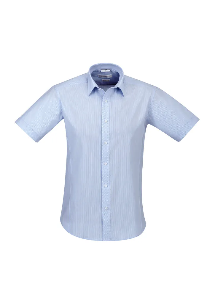 Berlin Mens Short Sleeved Dress Shirt