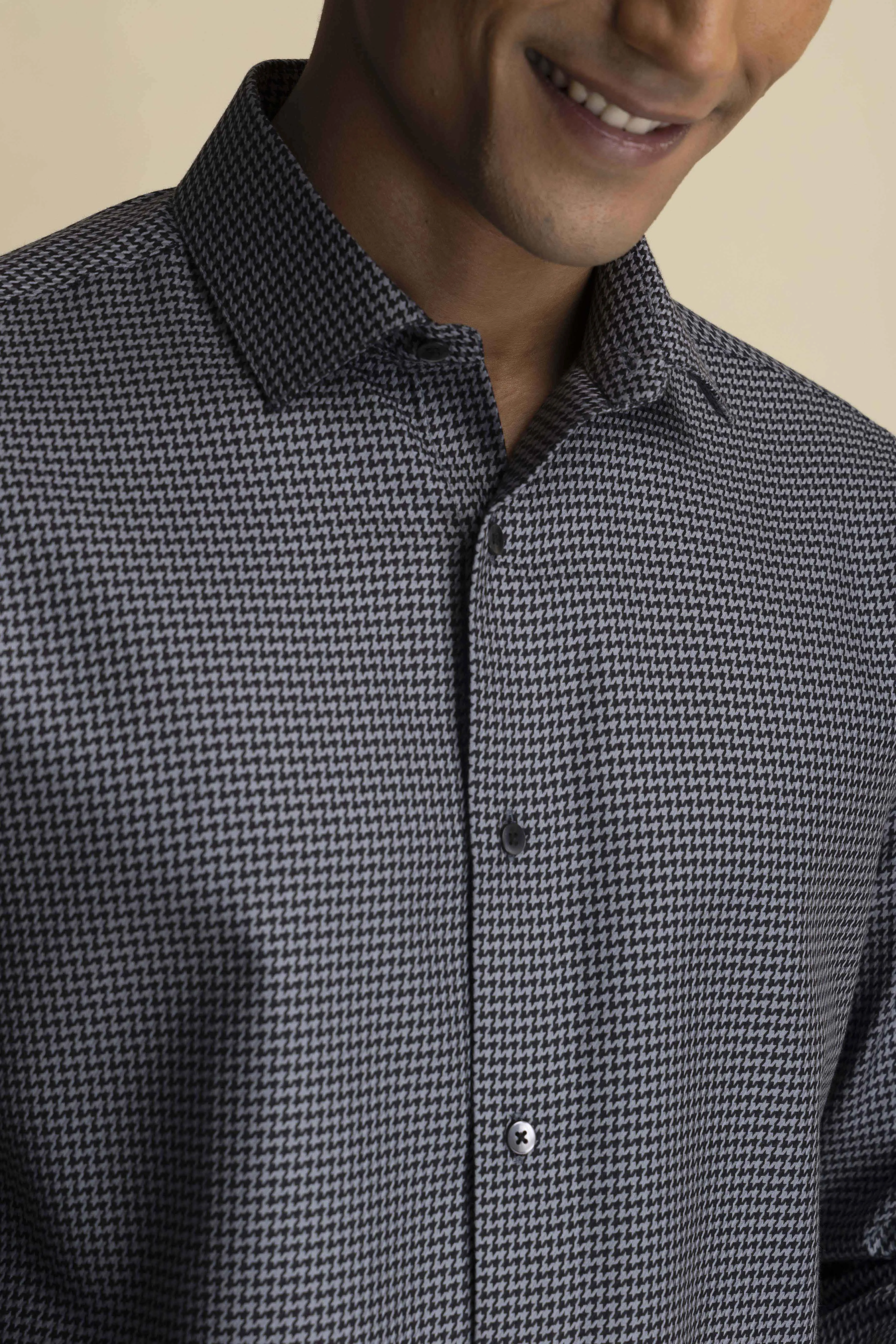 Black Houndstooth Shirt EOSS