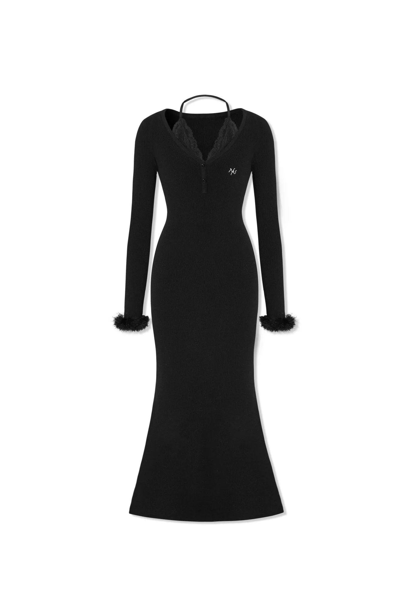 Black Mermaid Classical Dress