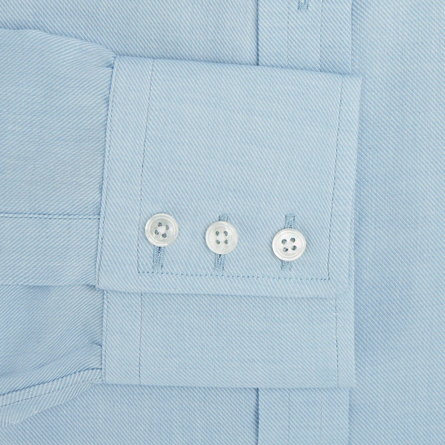 Blue Cotton Cashmere Mayfair Shirt