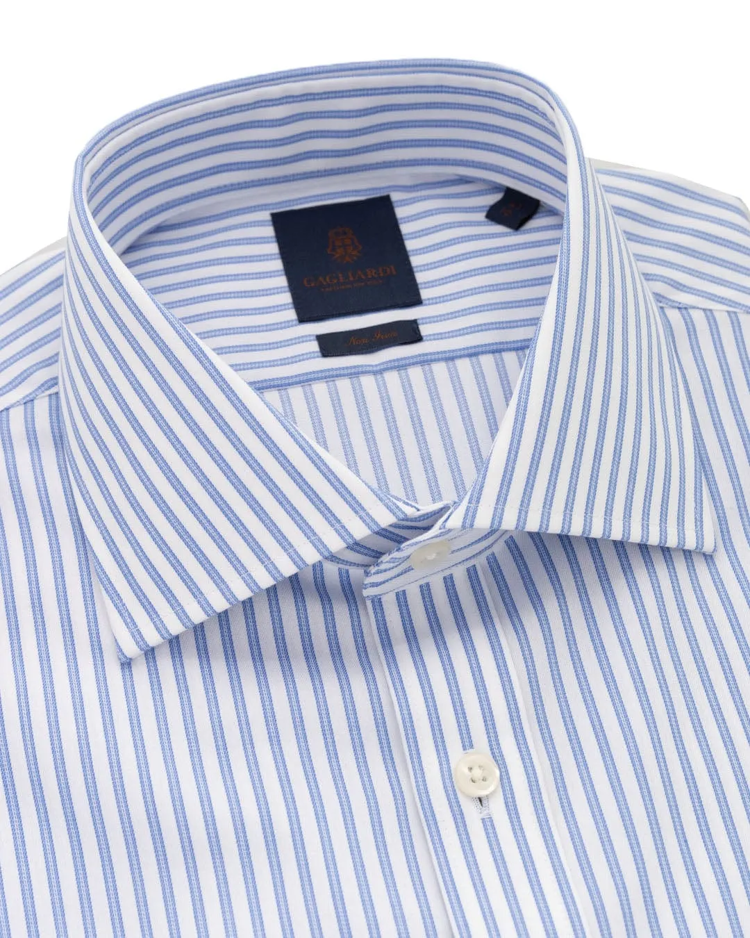 Blue Strong Stripe Non-iron Shirt