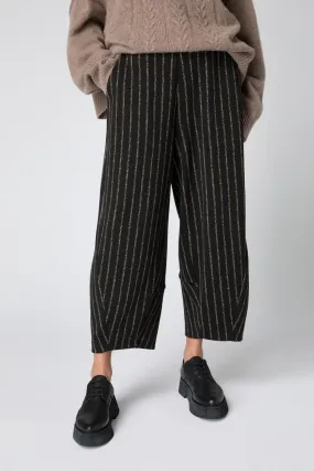 Broken Stripe Jersey Bubble Trousers