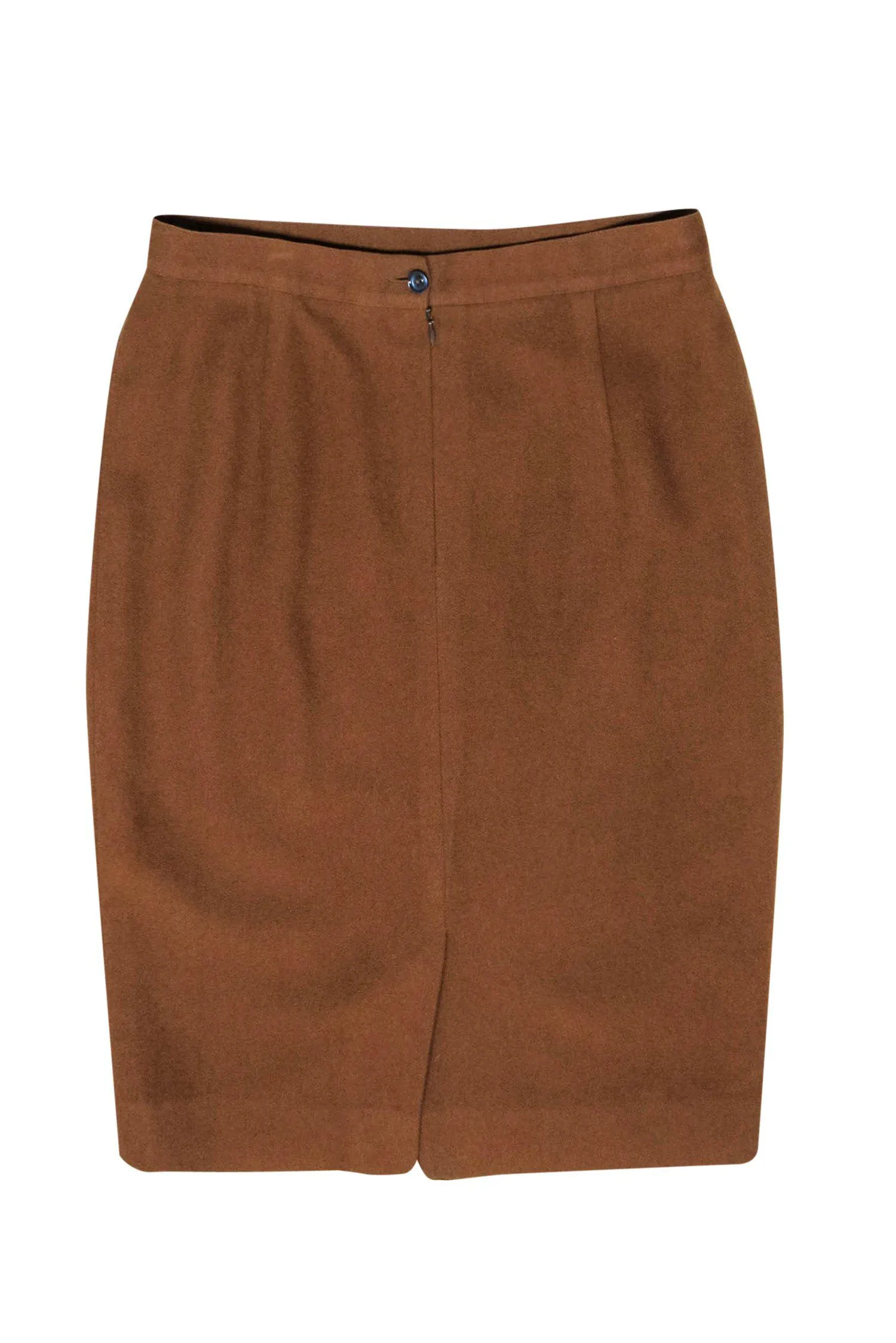 Burberry - Vintage Brown Wool Pencil Skirt Sz 6