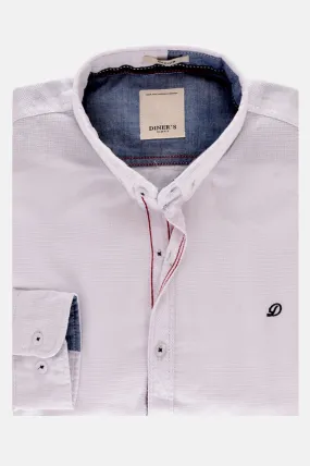 Casual Shirt in White SKU: AG18541-WHITE