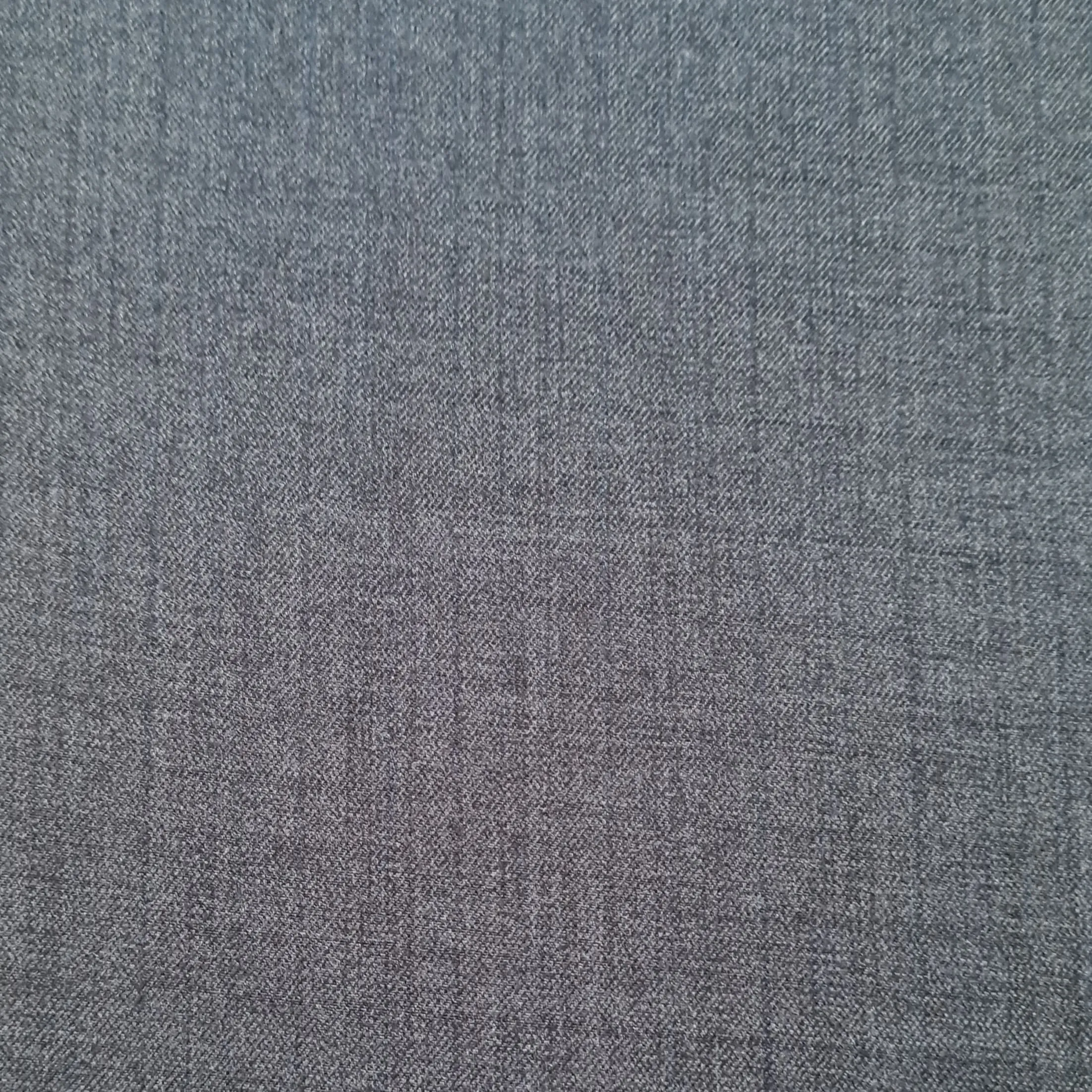 Charcoal Grey Solid Premium Zupi Suiting Fabric 17981