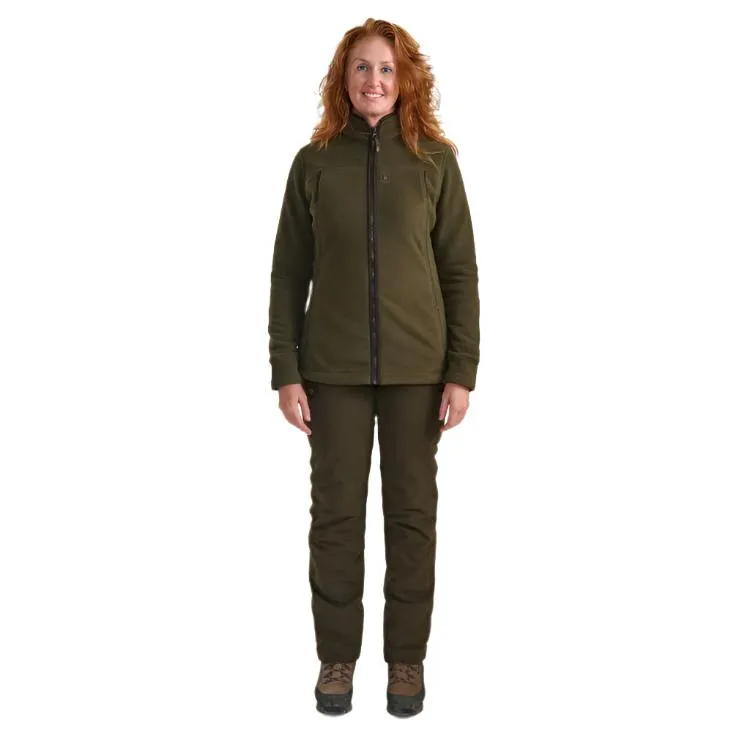 Deerhunter Ladies Eagle Fleece Jacket - Tarmac Green