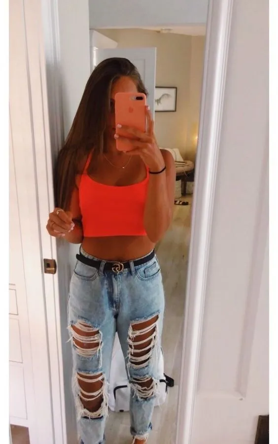 Essential Basics Under $10 Neon Crop Top Tanks