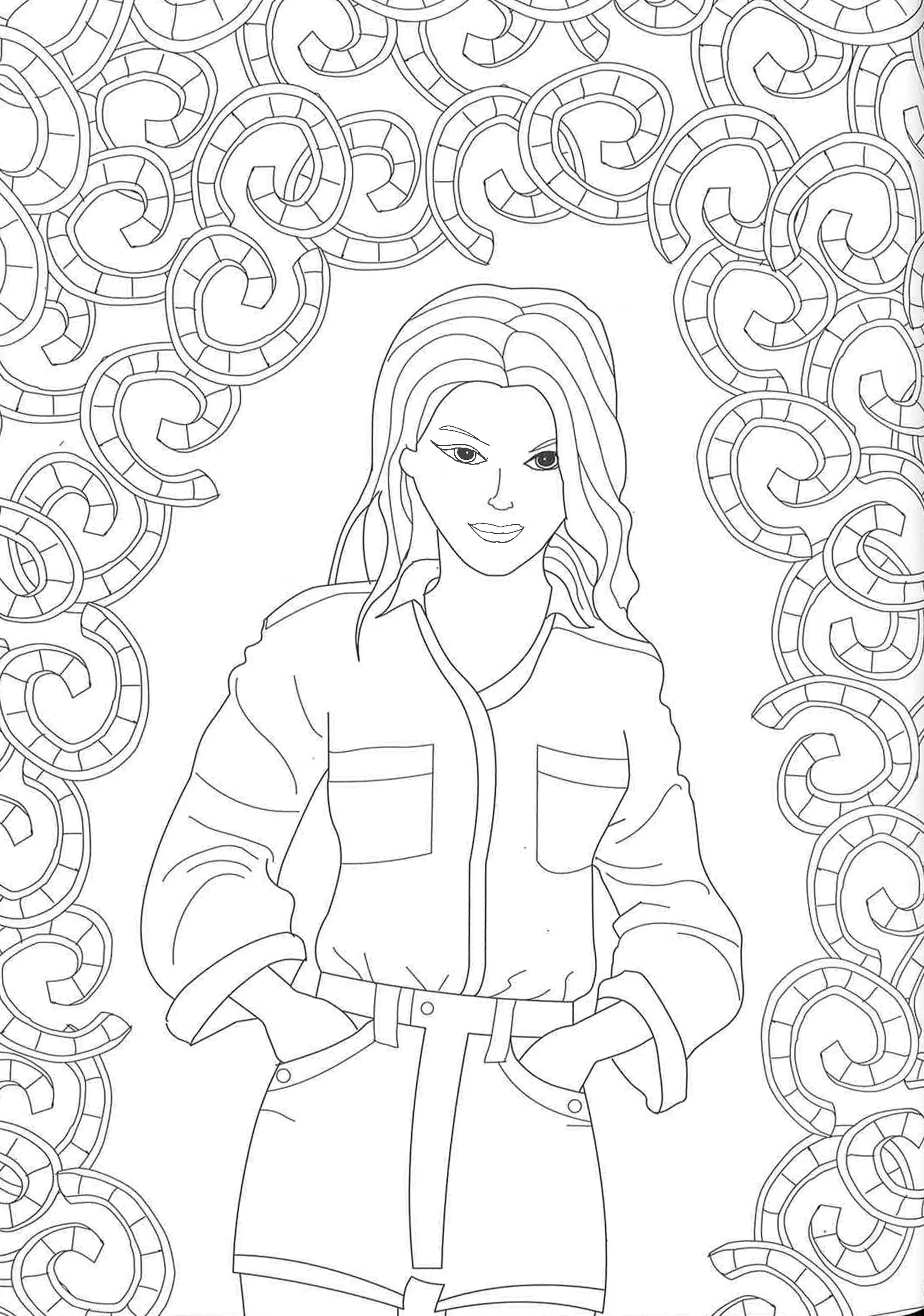 Fashion Decades Colouring Book