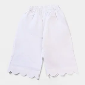 Infant Girls Cotton Eastern Trouser-White