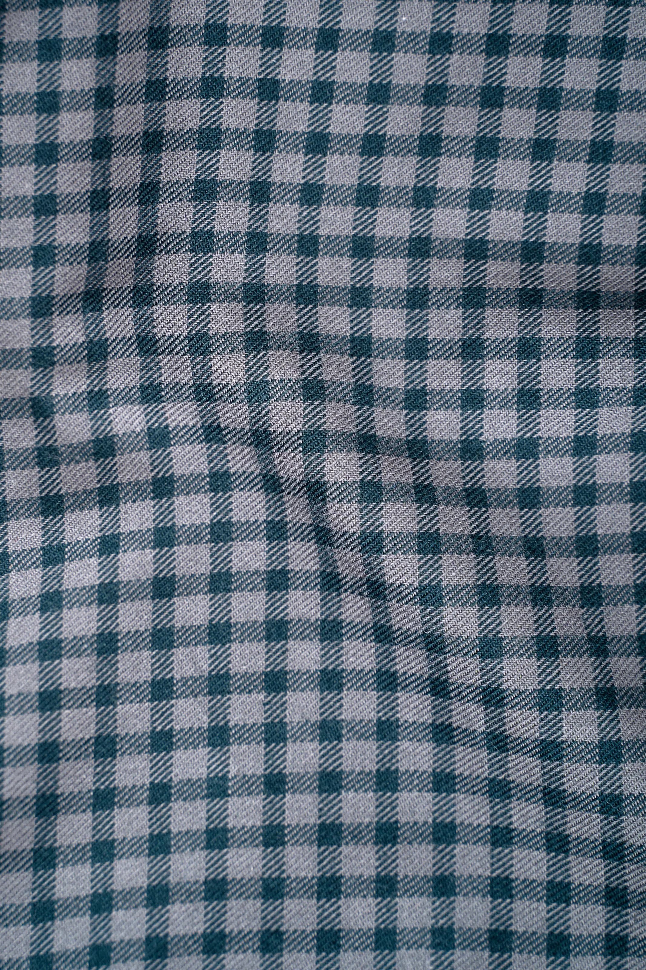 LIMITED EDITION SHIRT GREY GREEN CHECK