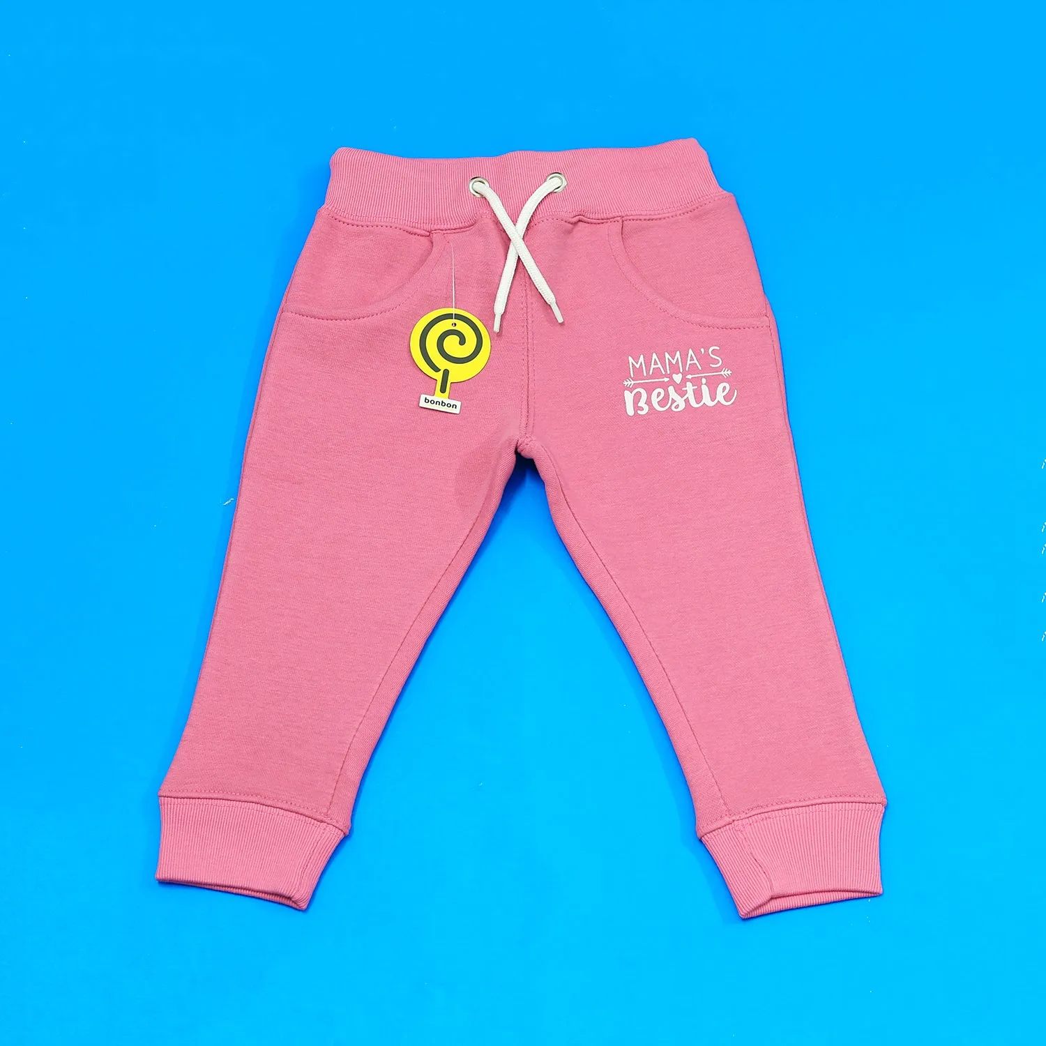 Mama's Bestie Pink Trousers