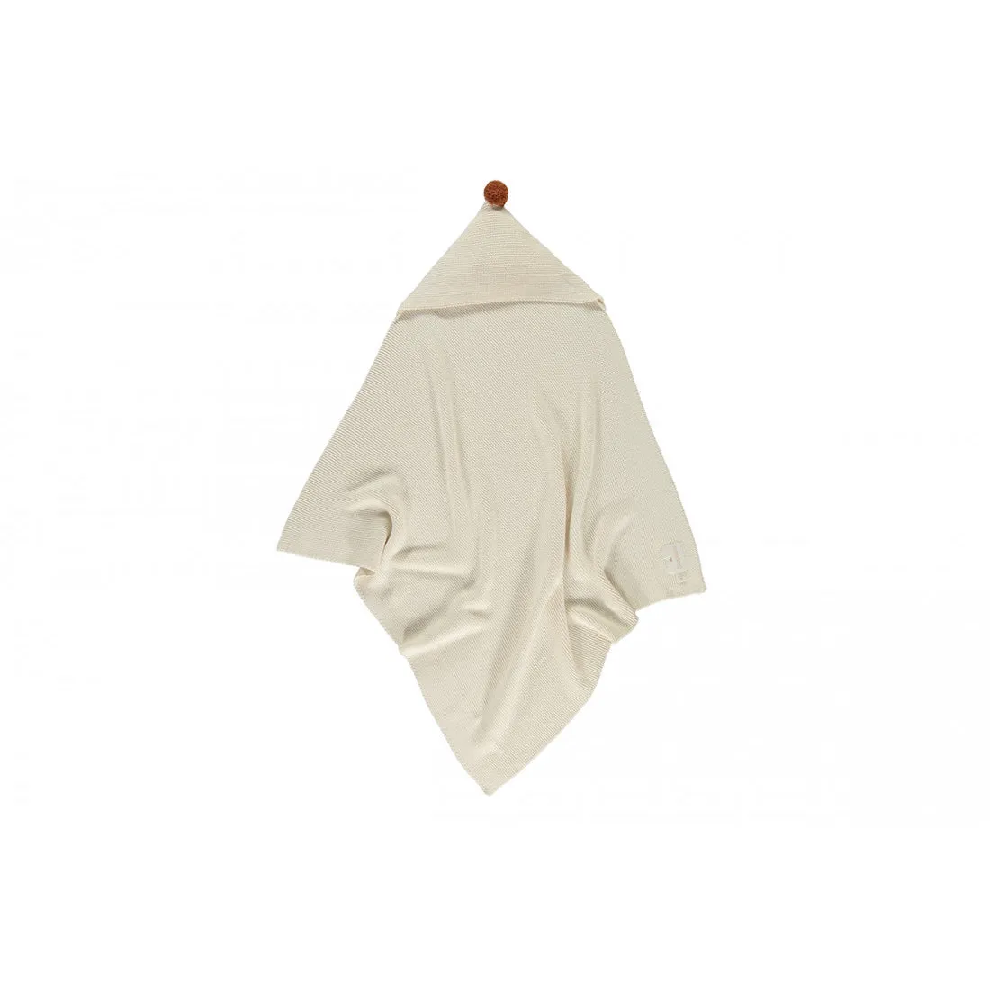 nobodinoz So Natural Knitted Baby Cape Natural