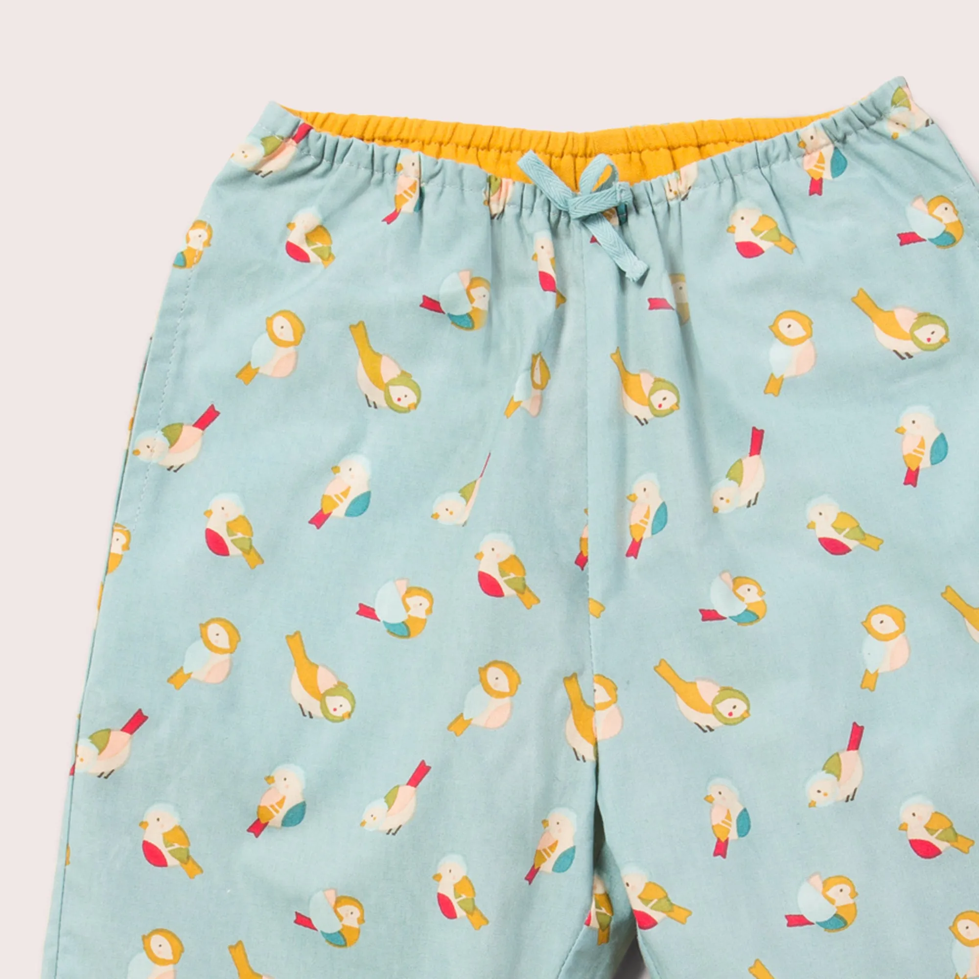 Rainbow Birds Reversible Pull On Trousers