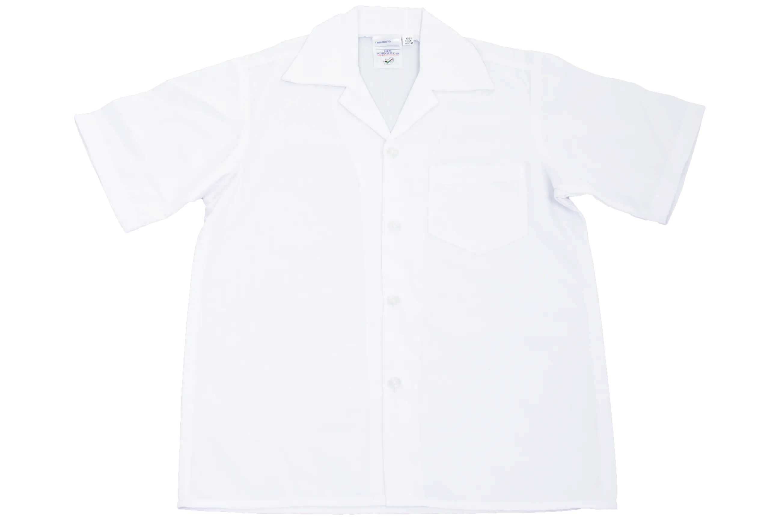 Shortsleeve Gladneck Shirt - White