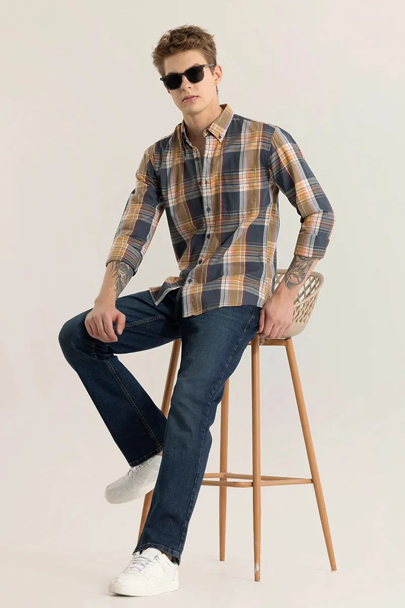 Sigrid Grey Checked Shirts