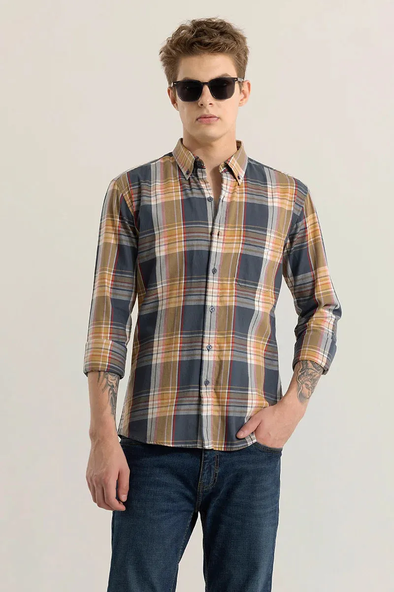 Sigrid Grey Checked Shirts