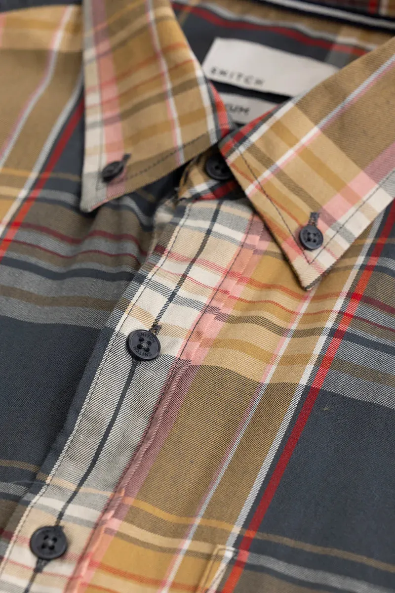 Sigrid Grey Checked Shirts