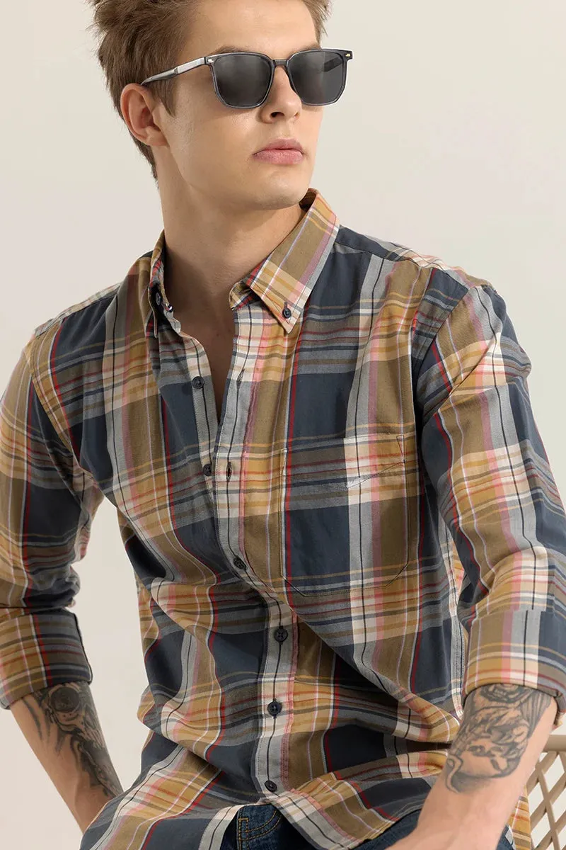 Sigrid Grey Checked Shirts