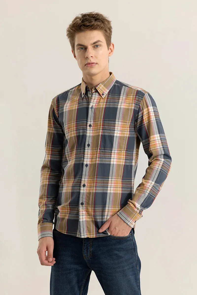 Sigrid Grey Checked Shirts