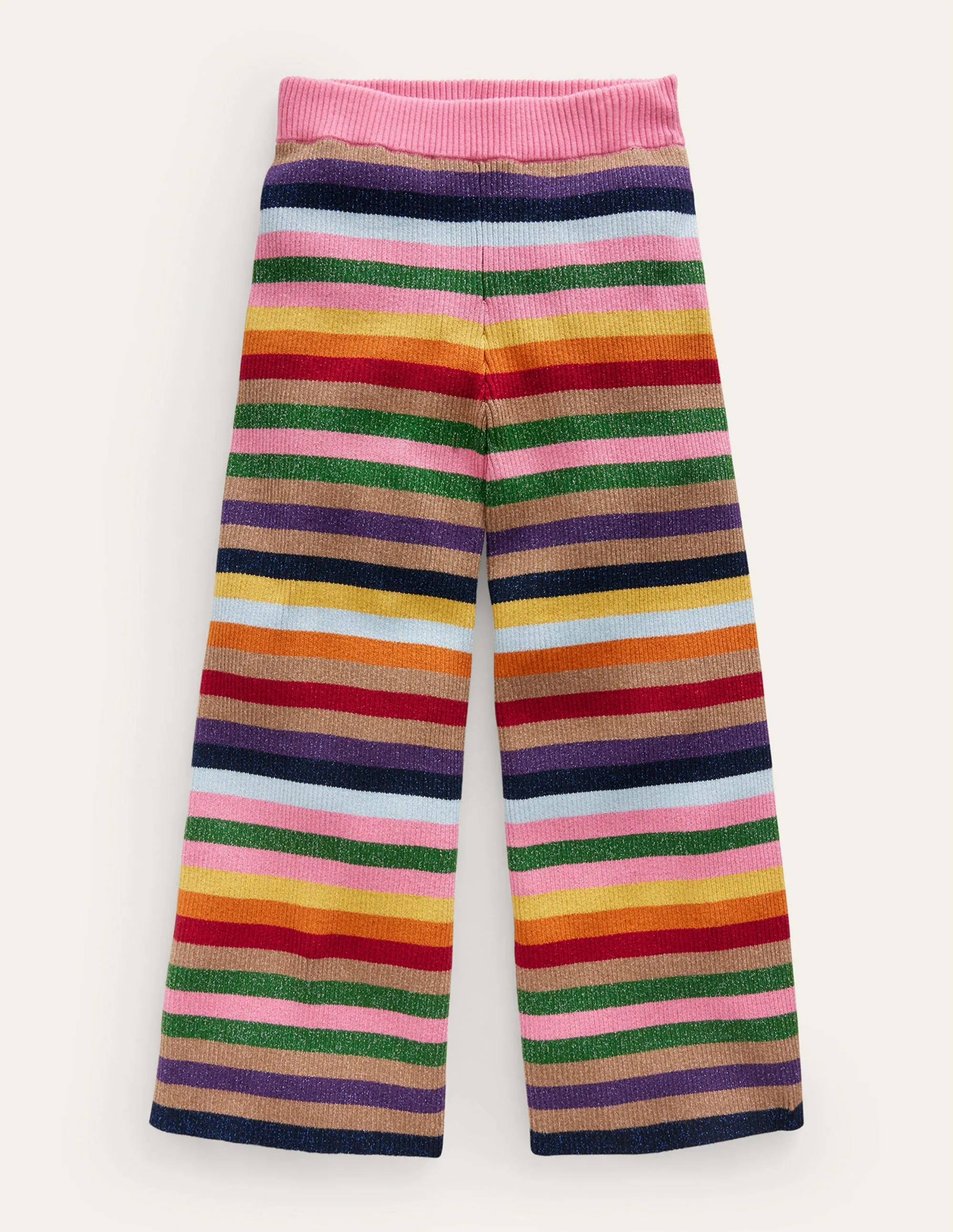 Sparkle Stripe Trousers-Multi Sparkle Stripe