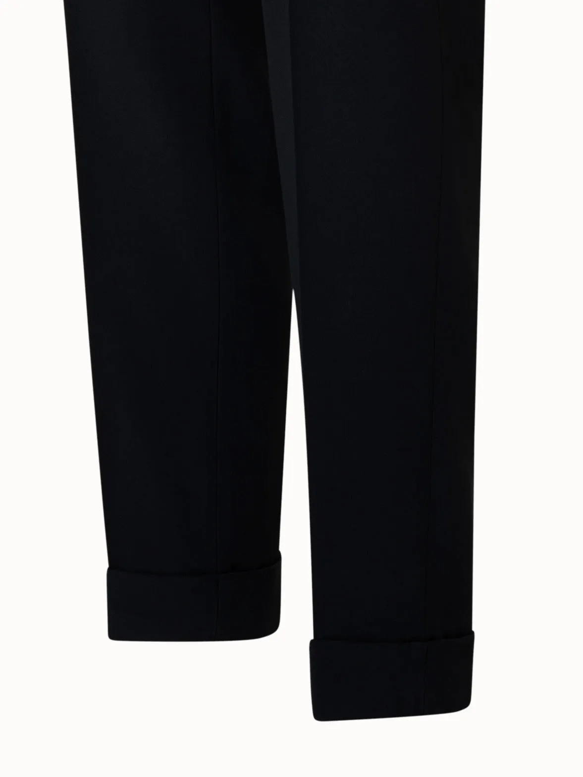 Tapered Crêpe Pants