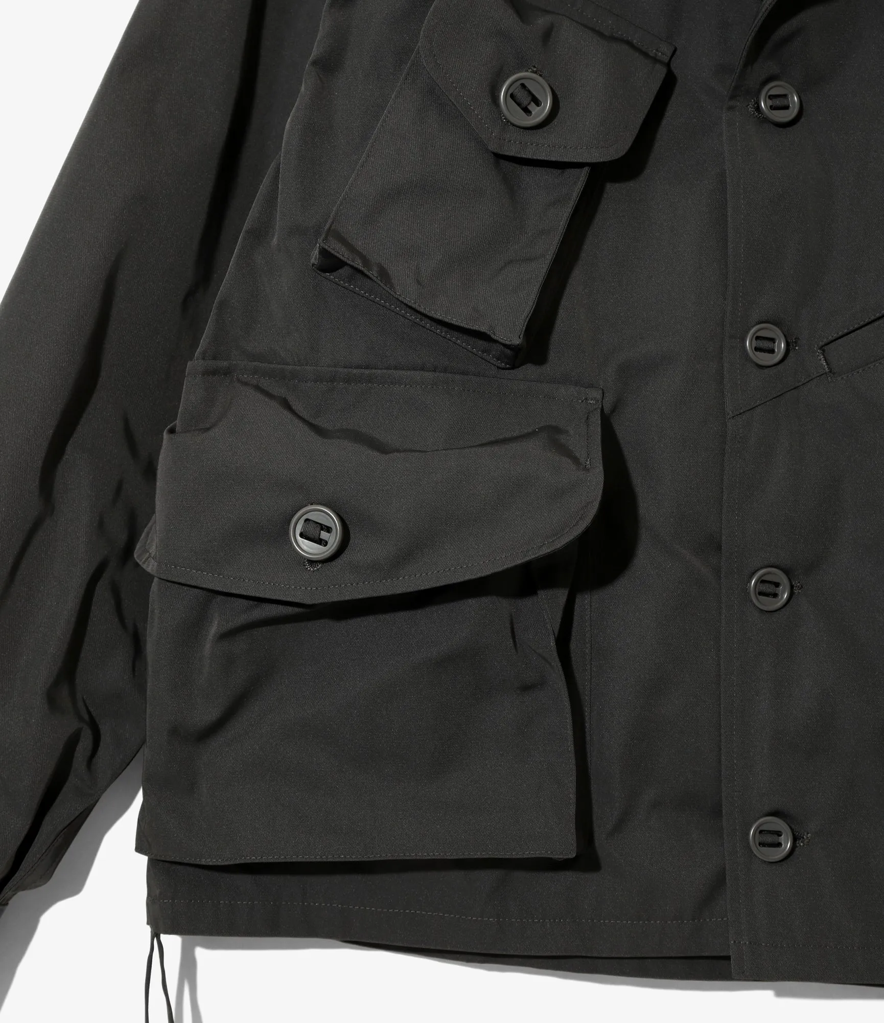 Tenkara Shirt – Charcoal Poly Gabardine