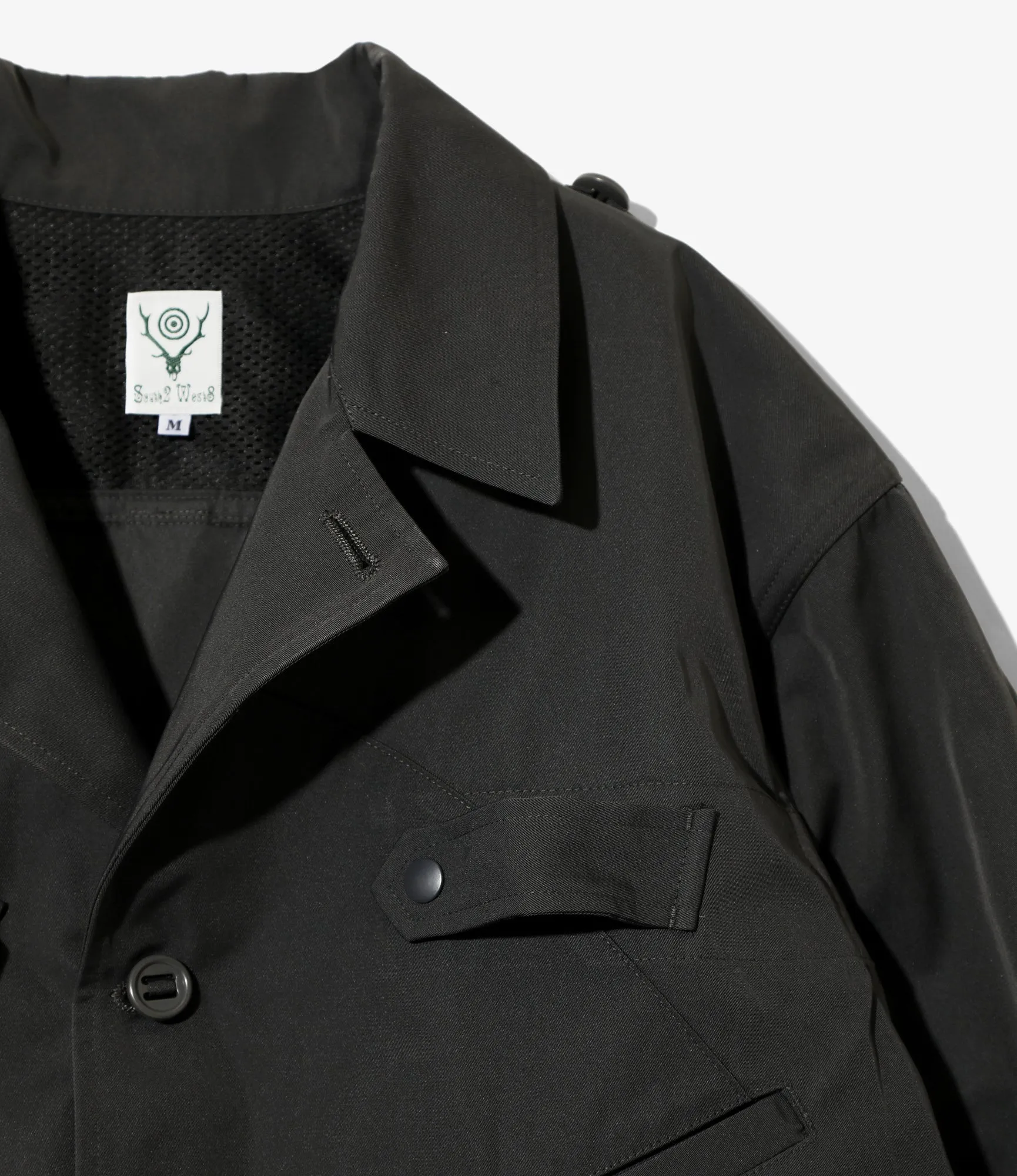 Tenkara Shirt – Charcoal Poly Gabardine