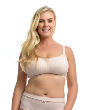 THE ESSENTIAL NURSING BRA: Blush